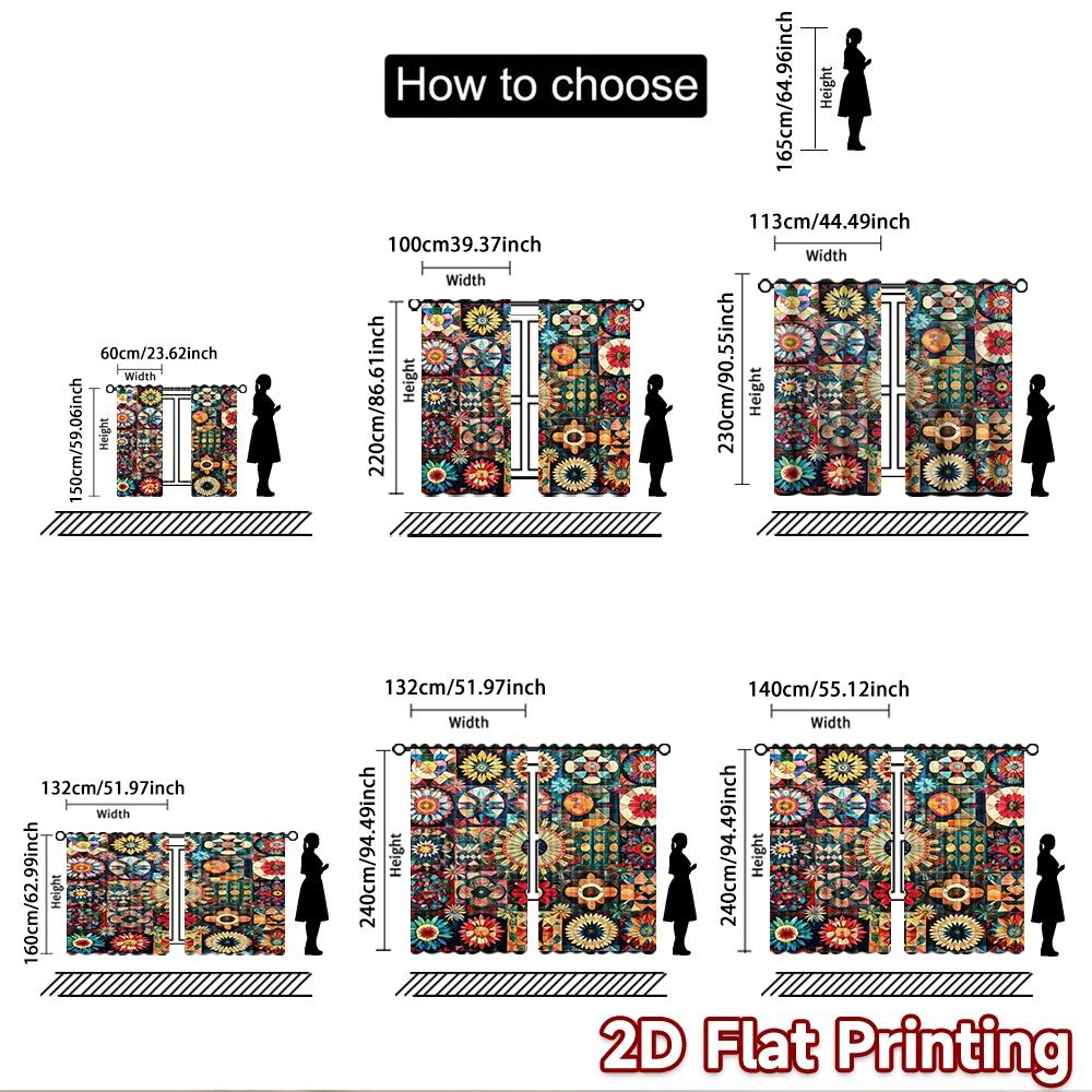 2D flat Photography Backdrop Photography Banner Colorful Geometric Shapes 100% Polyester Vibrant Reunion for Bedroom