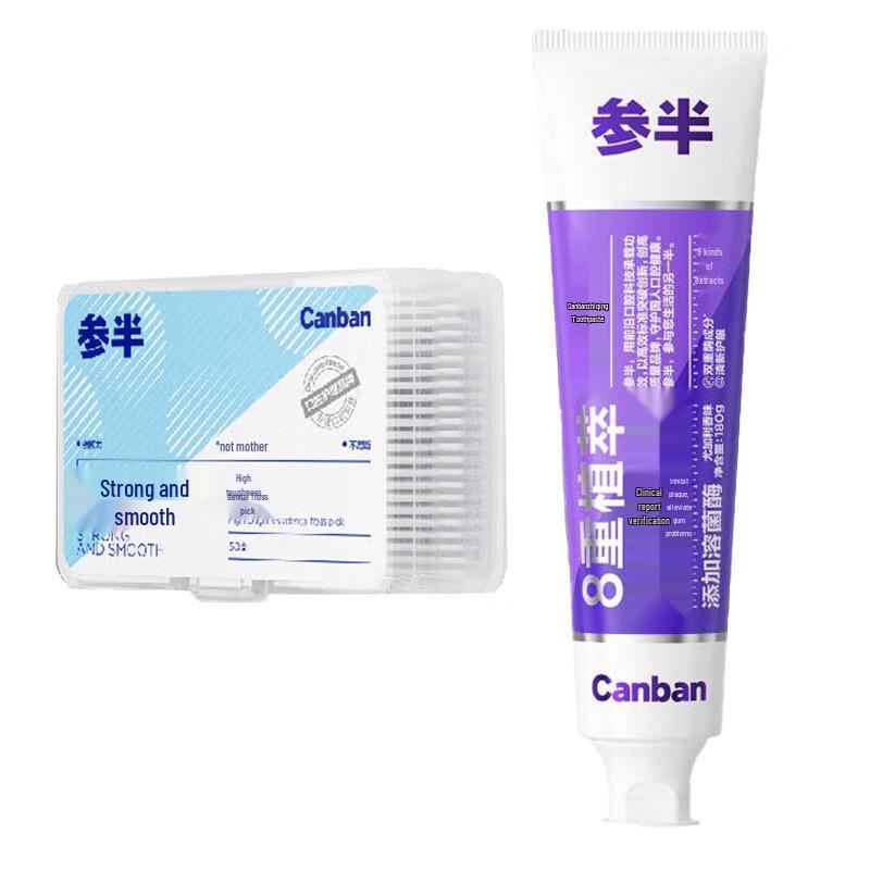 Canban Eucalyptus Toothpaste & Dental Floss Set