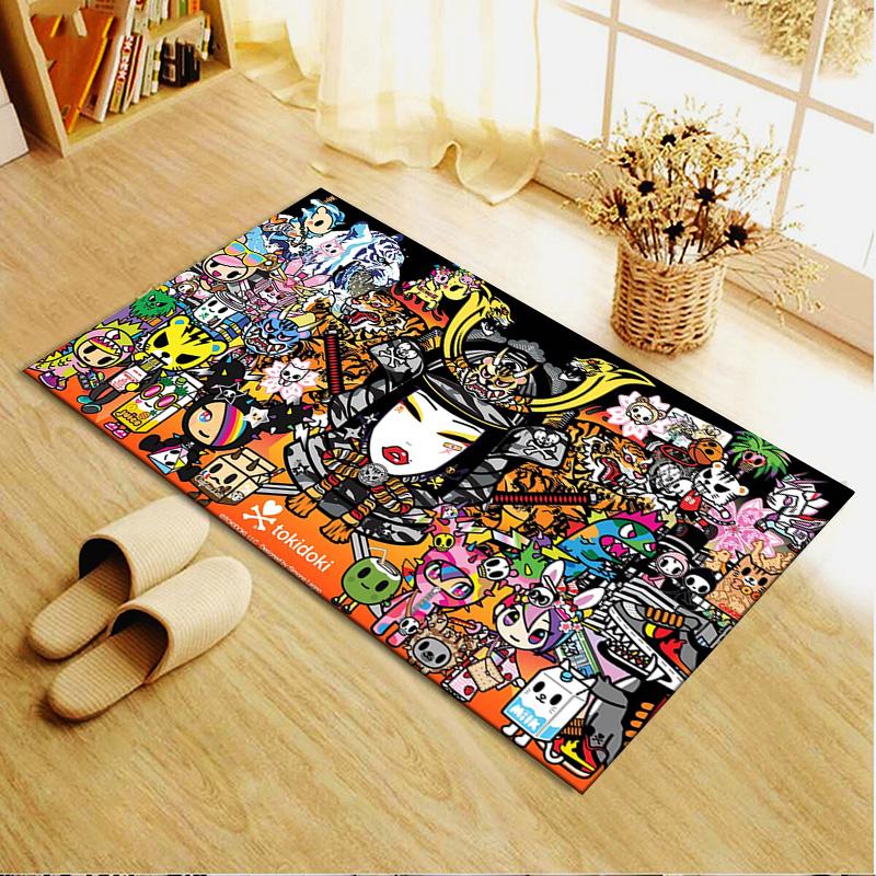 Tokidoki Anime Carpet Rug for Living Room Bedroom Home Sofa Decoration,Kids Play Non-slip Floor Mat