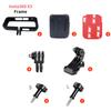 Für Nolan X-lite X803rs Helm Benutzerdefinierte Aluminium-Kinnbefestigung für GoPro Hero12 11 10 DJI Action 5pro 4 3 Insta360 X4 Ace pro Kamera