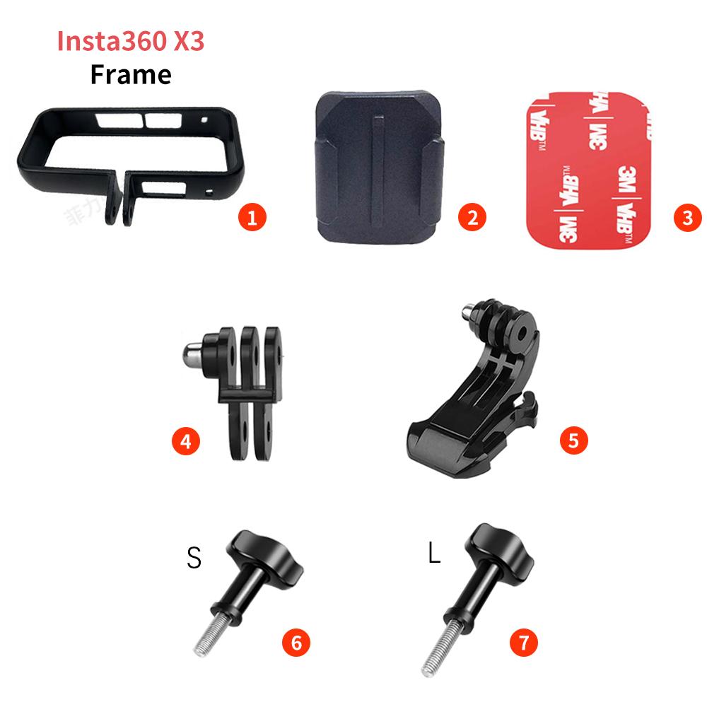 Für Nolan X-lite X803rs Helm Benutzerdefinierte Aluminium-Kinnbefestigung für GoPro Hero12 11 10 DJI Action 5pro 4 3 Insta360 X4 Ace pro Kamera