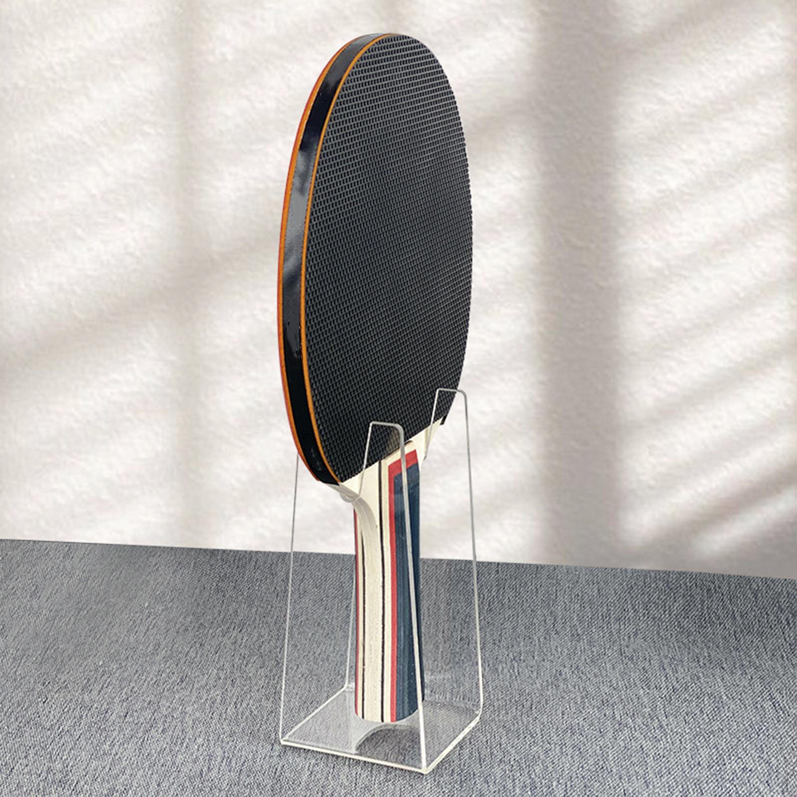 

Подставка для демонстрации ракеток для пинг-понга, Стойка для хранения, Акриловый органайзер для дома, Легко достать, 1 Seater