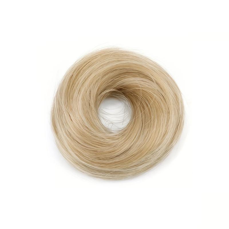 1PC Natural Durable Wig Soft Hair Realistic Straight Lazy-Friendly Hair Seamless Tie Voluminous