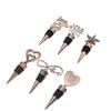 Love Heart Shape,Starfish,Mr&Mrs Wine Bottle Stopper Zinc Alloy Reusable Plug Keep Wine Fresh For Sweetheart Favors Wedding Gift