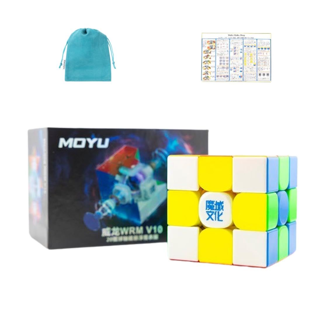 

Moyu WeiLong WRM V10 Series Cube Strategy Pouch Cube для соревнований Maglev с УФ-покрытием [японский и в комплекте/подлинный] (20-магнитная версия с шариковым сердечником)