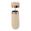 French Press Mug Stainless Steel Insulated Portable 320ml Chinese Style Coffee Mug for Outdoor