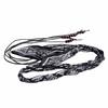 Wood Bead Tassel Flower Waist Chain Vintage Design Decorative Waist Rope  With Skirt