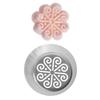 Russian steel flower decoration tip