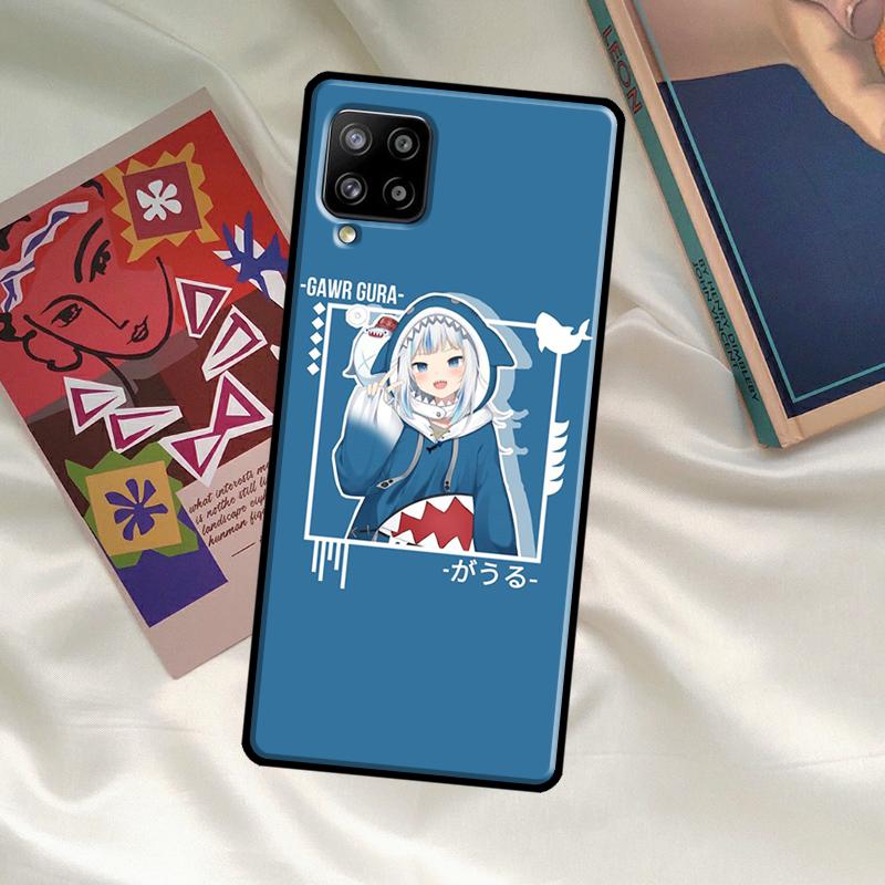 Gawr Gura Hololive Girl Case For Samsung Galaxy A54 A06 A05 A16 A26 A36 A56 A53 A32 A52 A33 A13 A55 A35 A15 A14 A34