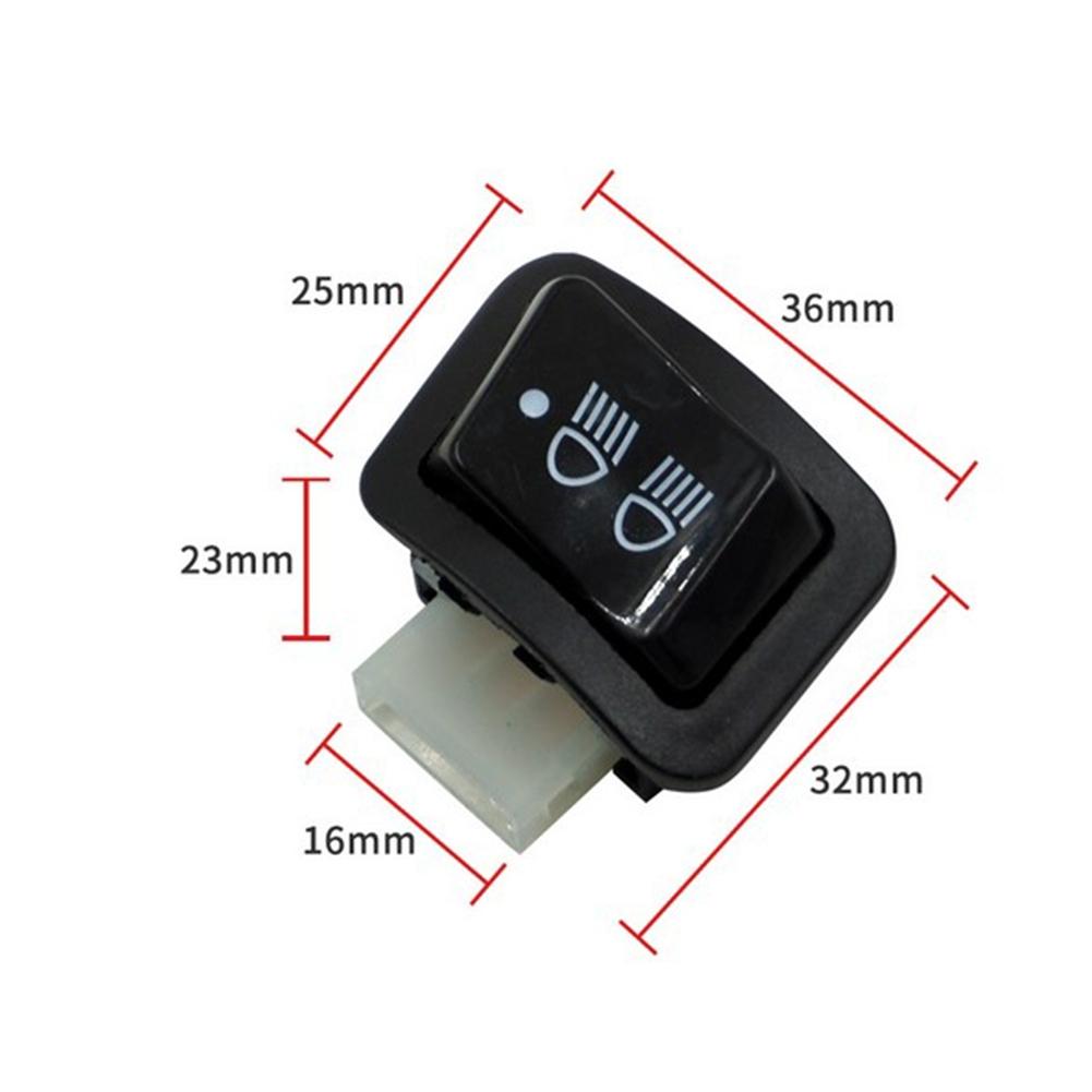 Motorcycle Switch Dimmer Switch Dustproof LED Light