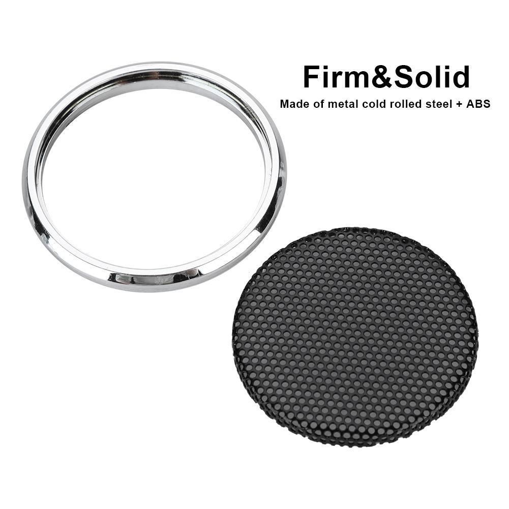 2 PCS 1 inch Audio Speakers Decoration Protective Grills Cover Steel mesh Case