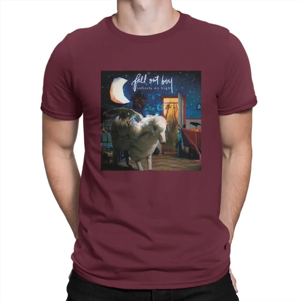 Fall Out Boys Newest TShirt for Infinity On High Round Neck Basic T Shirt Hip Hop Birthday Gifts Streetwear Unisex