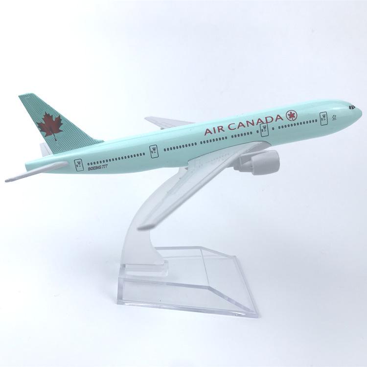 

16CM Alloy Aircraft Model Air Canada 777 Collectible With Landing Gear Children s Toy Gift Hobby