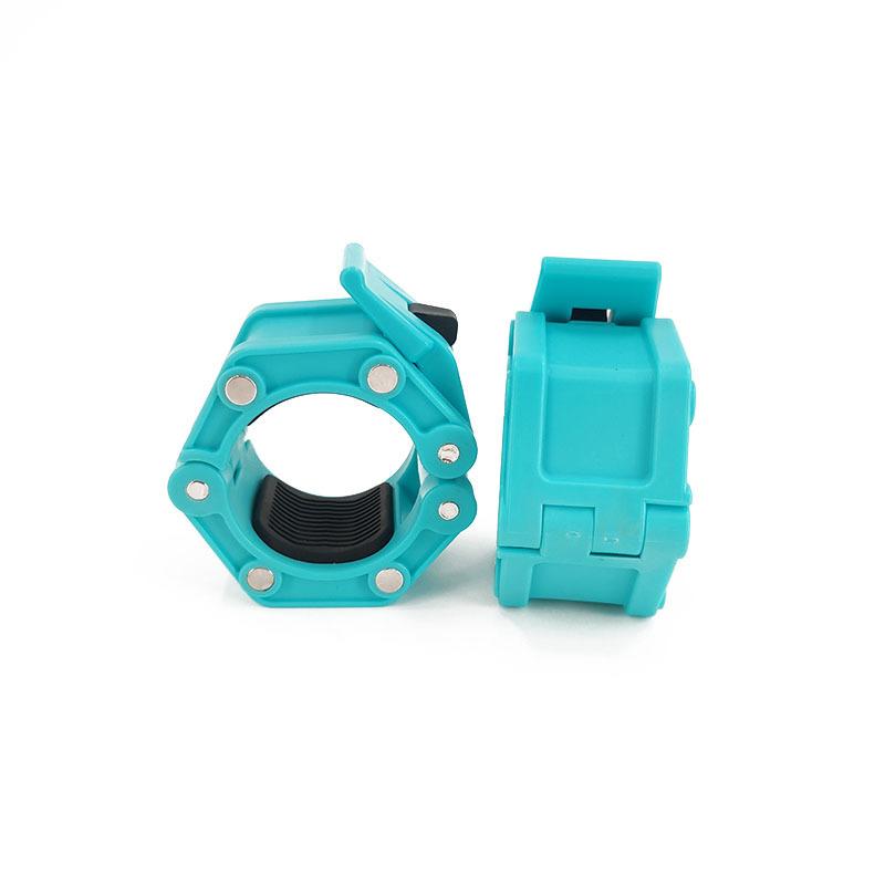 50 mm Spinlock-Hantelverschlüsse, Schnellverschluss-Hantelklemmen, Hantelstangenclips mit Magnet für Gewichtheben und Krafttraining