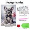French Bulldog pearl painting handmade diy pearl art painting stickers home decoration gifts