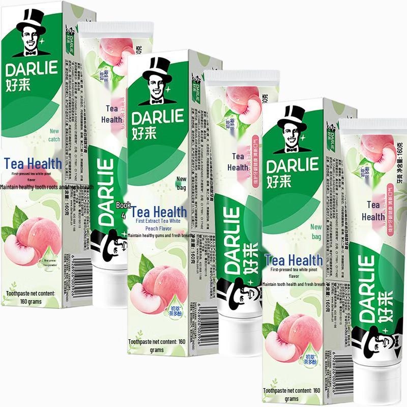 Зубная паста Hawley & Hazel Tea Care Белый персик (3-Pack)
