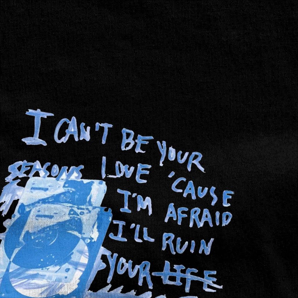 Wave To Earth T-Shirt Hip Hop Seasons Lyrics Fan Art Harajuku T-Shirts Kurzarm T-Shirt Reine Baumwolle O-Ausschnitt Übergroße Kleidung
