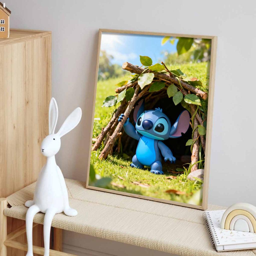 Disney Diamond Painting Kit DIY Round Home Wall Decor Adult Handmade Gift Stitch Fun Craft