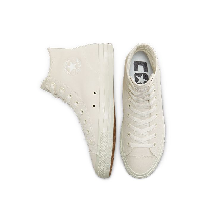 Converse Chuck Taylor All Star Pro Comfortable High-Top Canvas Shoes Unisex Sneakers Off-White 168640C