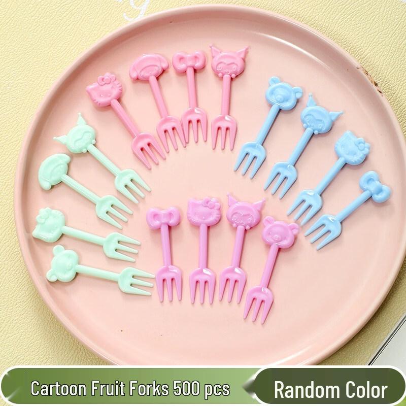 ZISIZ Disposable Fruit Fork Set