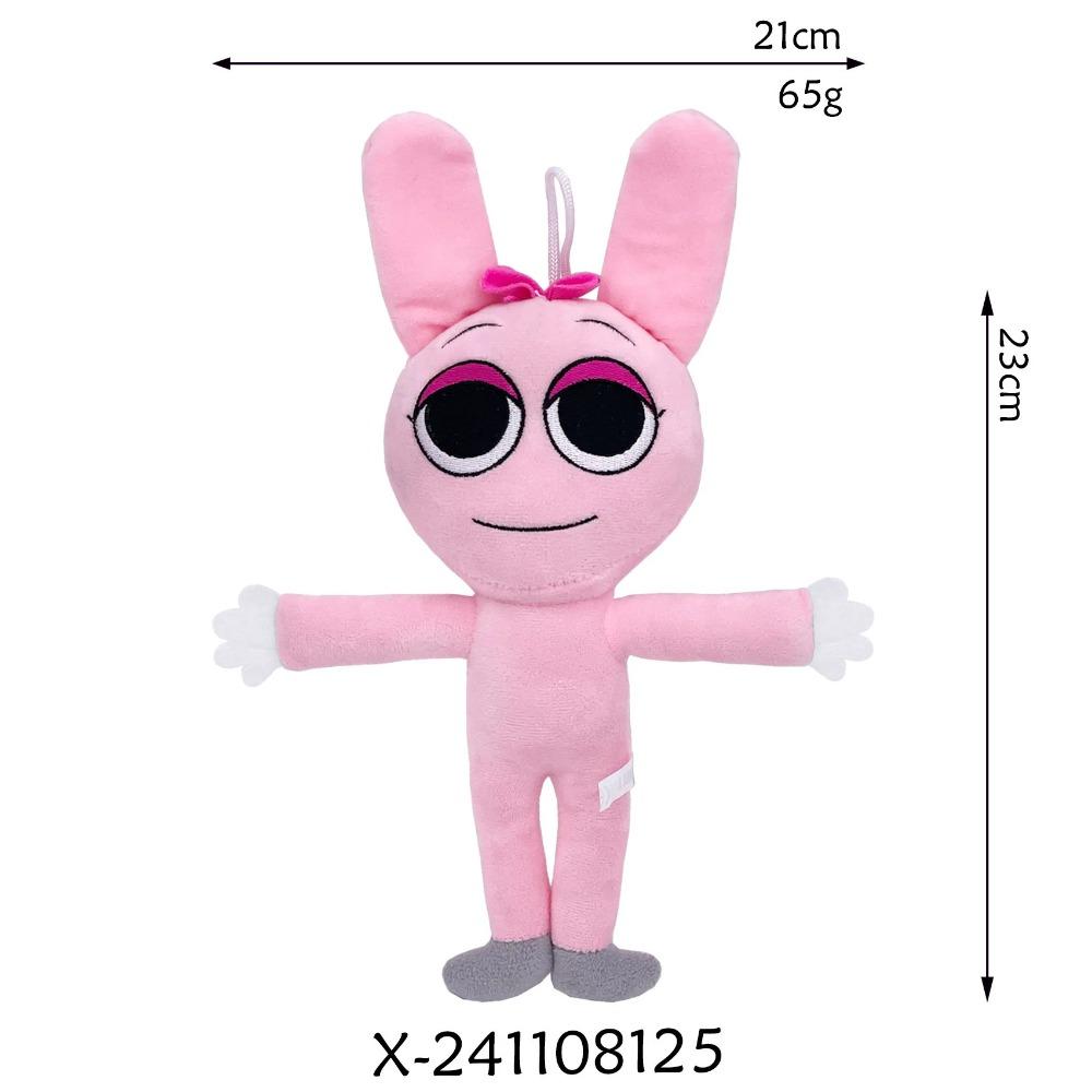 2025 Nové plyšové hračky Sprunki Měkká rytmická krabička Plyšové panenky Plněné herní zboží Plyšáci pro děti Narozeninové vánoční dárky