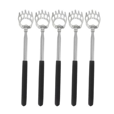 5Pcs Back Scratcher Telescópico Back Scratchers Aço Inoxidável para Cabeça Corpo Braço