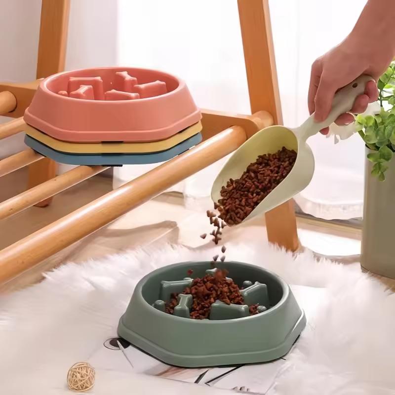 Dog Slow Food Bowl Dog Bowl Dog Bowl Anti-slip Anti-choking Anti-vomiting Pet Feeding Bowl Small Dog Food Bowl Cat Bowl