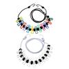2PCS Compact Elastic Clothesline With Rubber Coated Hook And Clamps Flexible Drying Cord For Outdoor Indoor Use
