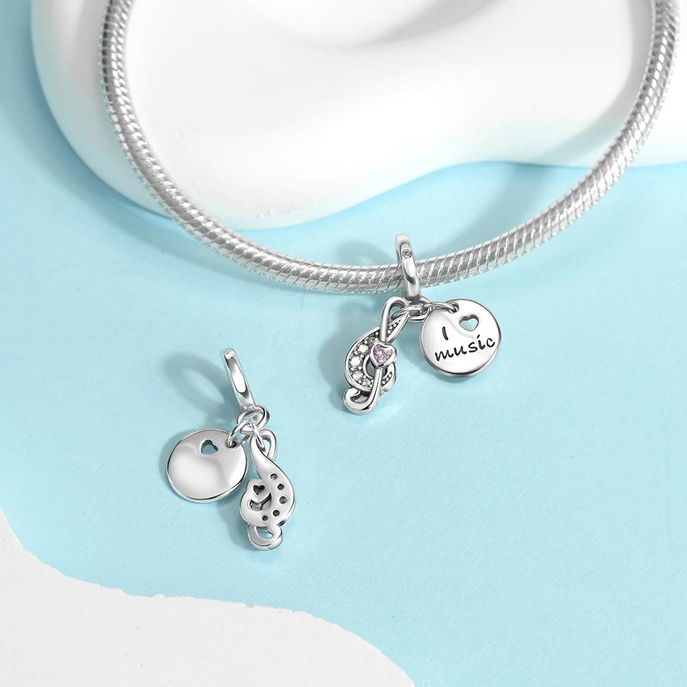 Copper Love Is Infinity Symbol Family Couple Pendant Charm Fit Original Charm Bracelets Women Diy Jewelry Gift