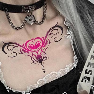 Tatuaje sexy de henna para el abdomen, la cintura y el pecho, para cosplay, B20p, 1 pieza