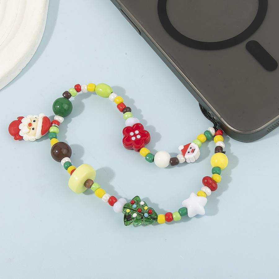 New Christmas Tree Santa Claus Keychain Pendant