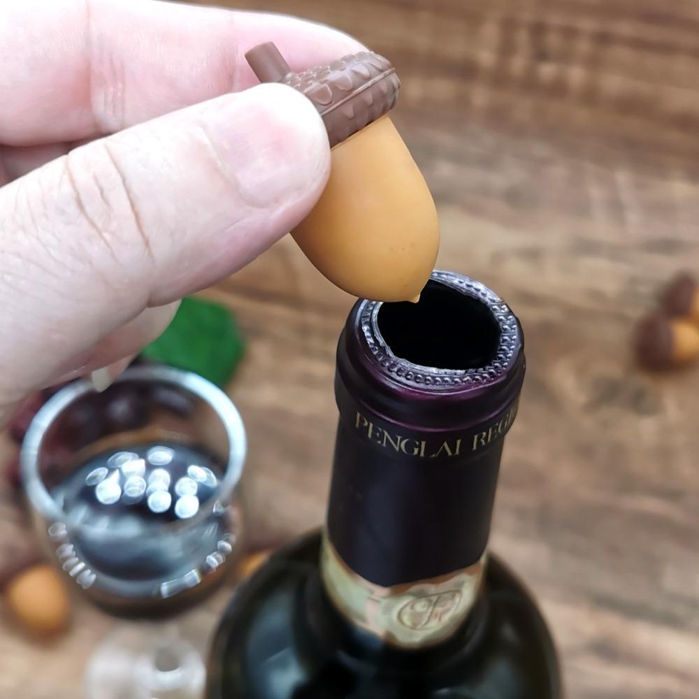Acorn Wine Stopper Cap Leakproof Champagne Stopper New Wine Bottle Cork