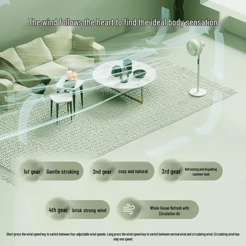 Midea Smart Air Circulation Fan CN Plug (adapter Included)