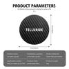 For KIA Carbon Fiber Car Coaster Water Cups Mat Drink Anti-slip Pad Soul Stonic Picanto Proceed Sorento Cerato Sedona BU9