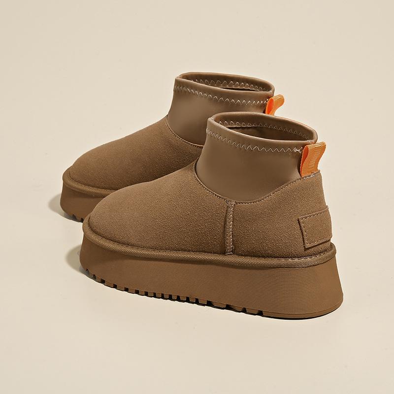 

Женские зимние теплые ботинки большого размера на мягкой подошве с мехом, противоскользящие, для снега, на подкладке, ботильоны до щиколотки, спортивные хлопковые ботинки для улицы 40 малиновый