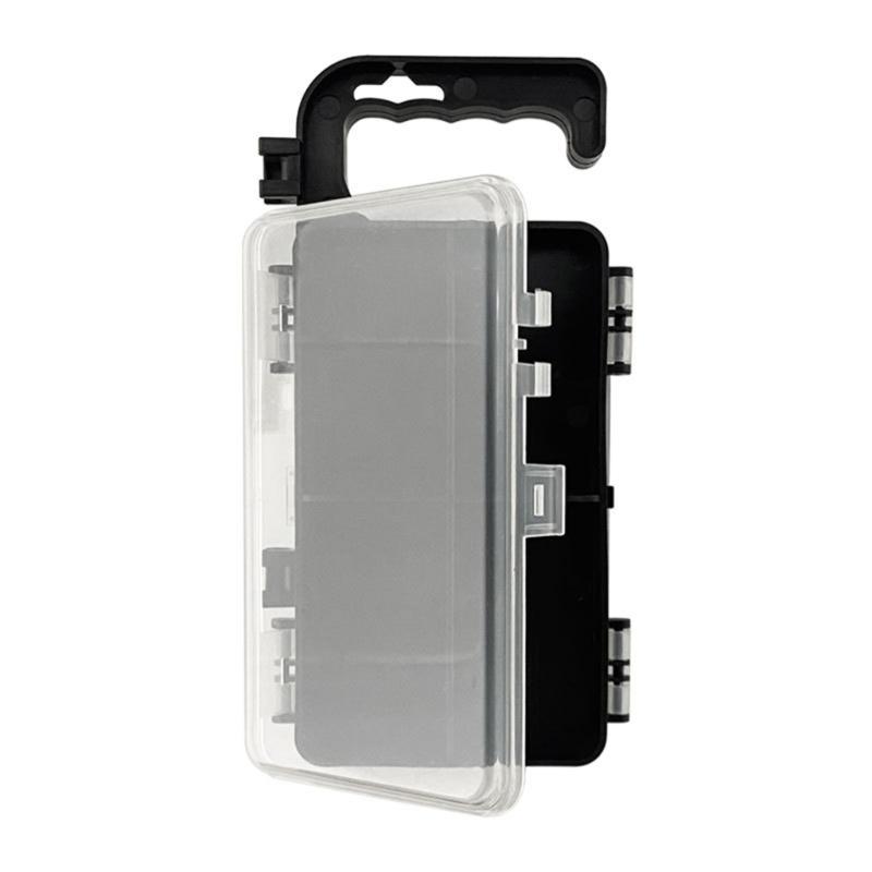 Double-sided 8 Compartments Fishing Tackle Box Baits Lure Hooks Storage Box Fishing Accessories Convenient Storage Case