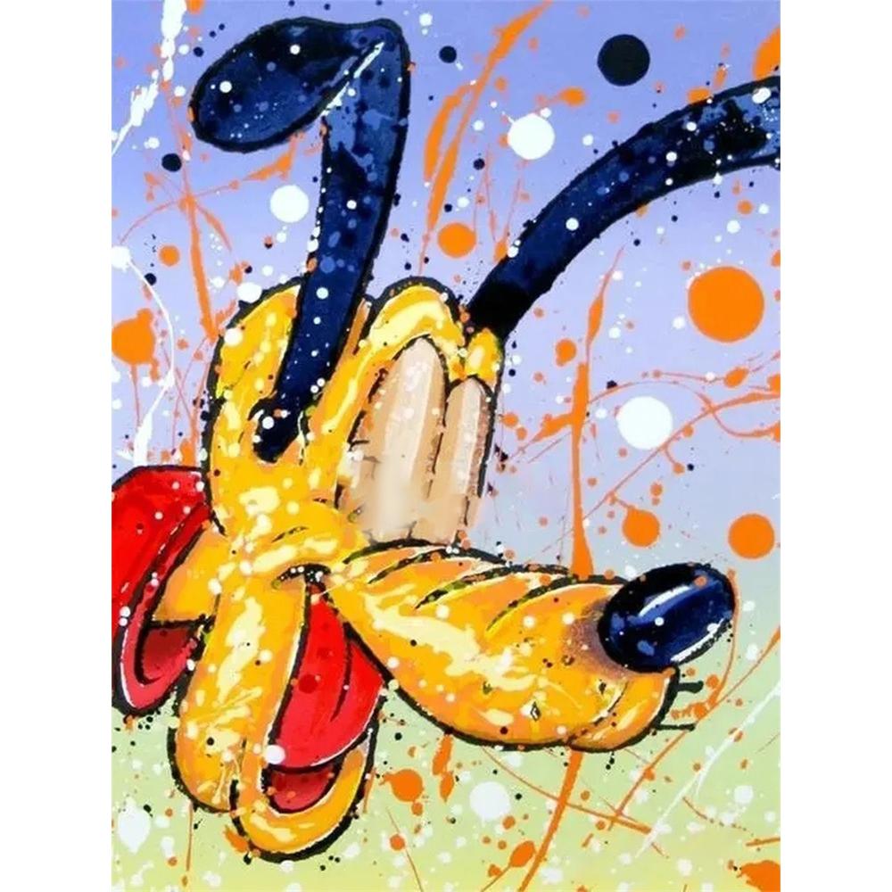

Disney Diamond Painting Pluto Pop Art Style Diamond Mosaic Cross stitch Diamond Inlay Room Decoration Gift Round 20x30cm