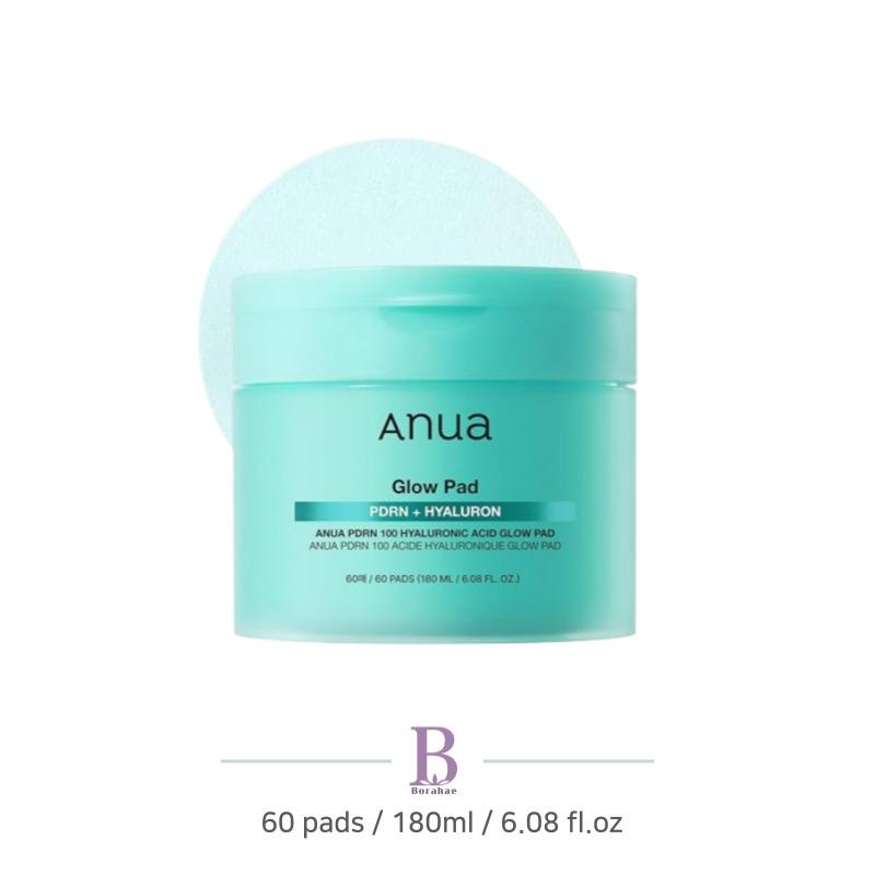 Anua PDRN 100 Hyaluronic Acid Glow Pad 60 Pads