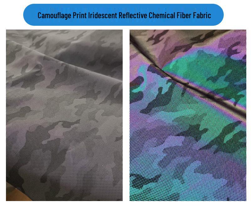 Chun Ya Fang Iridescent Seven-Color Reflective Polyester Fabric