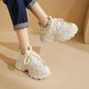 Augustine platform dad shoes spring new college style sports casual little white running shoes
