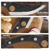 2 Pcs Kitchen Knife Set High Carbon Stainless Steel Forged Butcher Fish Beef Boning Knife Utensils for Kitchen Convenience
