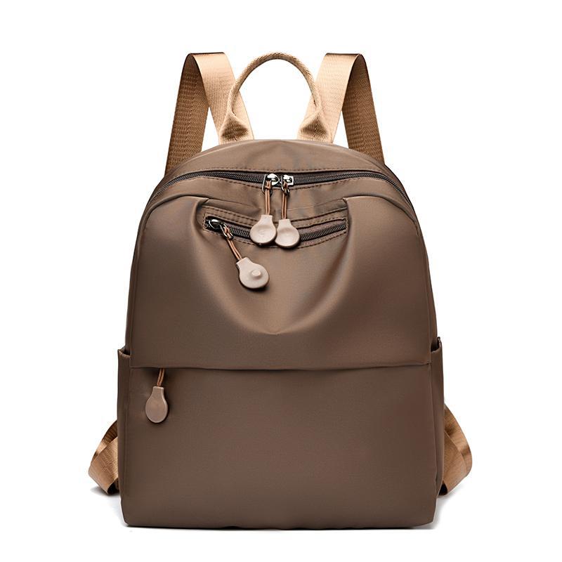 Schoolbag1011 New Fashion Versatile Backpack Women's Large Capacity Lightweight Travel Backpack Leisure Sports Bag Student School Bag
