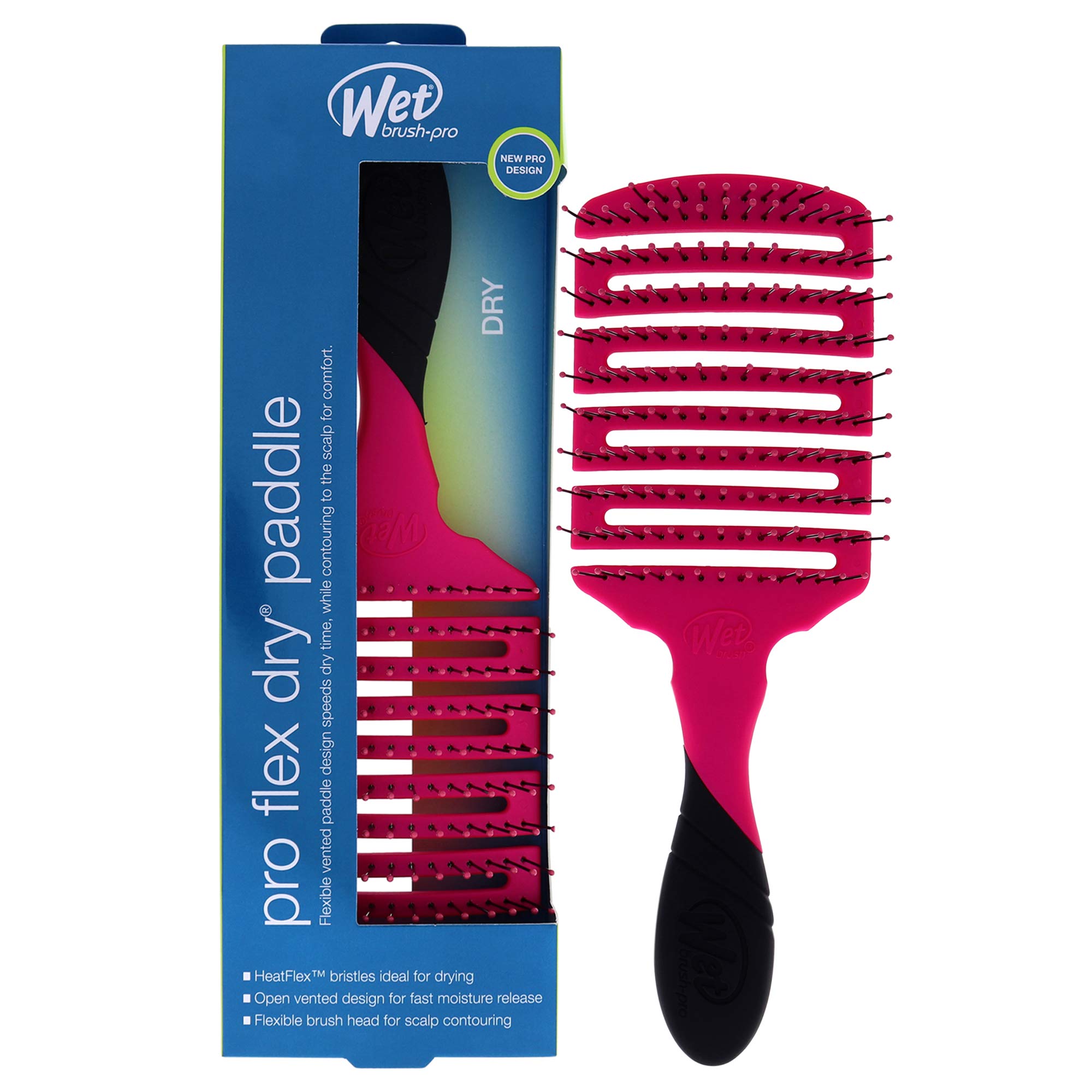 

Wet Brush Pro Flex Dry Paddle 1pc Pink, рожевий