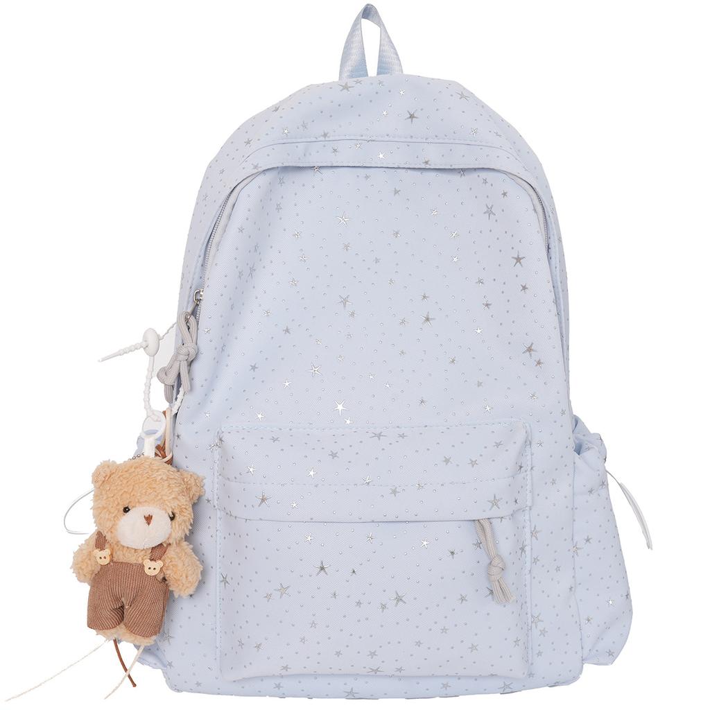 Schoolbag schoolbag female junior high school student star Mori backpack ins Korean version niche high value large capacity lightweight computer bag