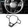 For Honda Civic 11th  ABS Carbon Fiber Texture Car Interior Steering Wheel Frame Cover Protective Trim