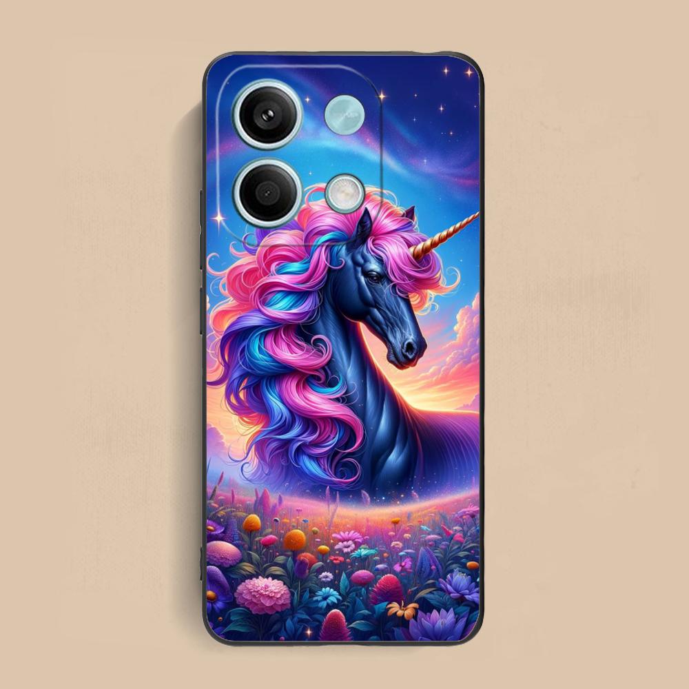 

Fantasy Unicorn Mobile Phone Case for Xiaomi Redmi 15 14 13 12 A5 3 2 1 C Plus 4G 5G Colorful Printing Cover Cover Pretty Luxury Redmi A1+