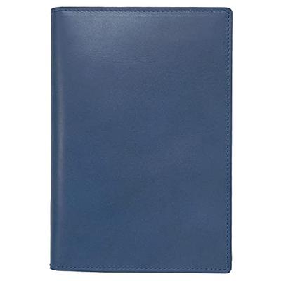 Rhodia No. 14 Horizontal Genuine Leather Cover (Made In Japan) with RHODIA 14 Notepad (Cobalt Blue)