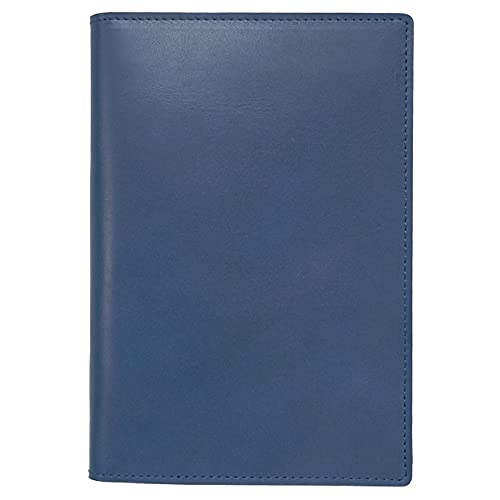 

Rhodia No. 14 Horizontal Genuine Leather Cover (Made in Japan) with RHODIA 14 Notepad (Cobalt Blue)