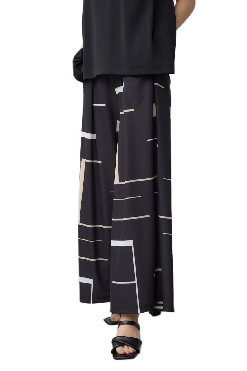 

AZUL by moussy Брюки-кюлоты с эффектом ледяного прикосновения , Широкий размер, Размер S, C/T, Женские, 250ISB81-459E, Черный,