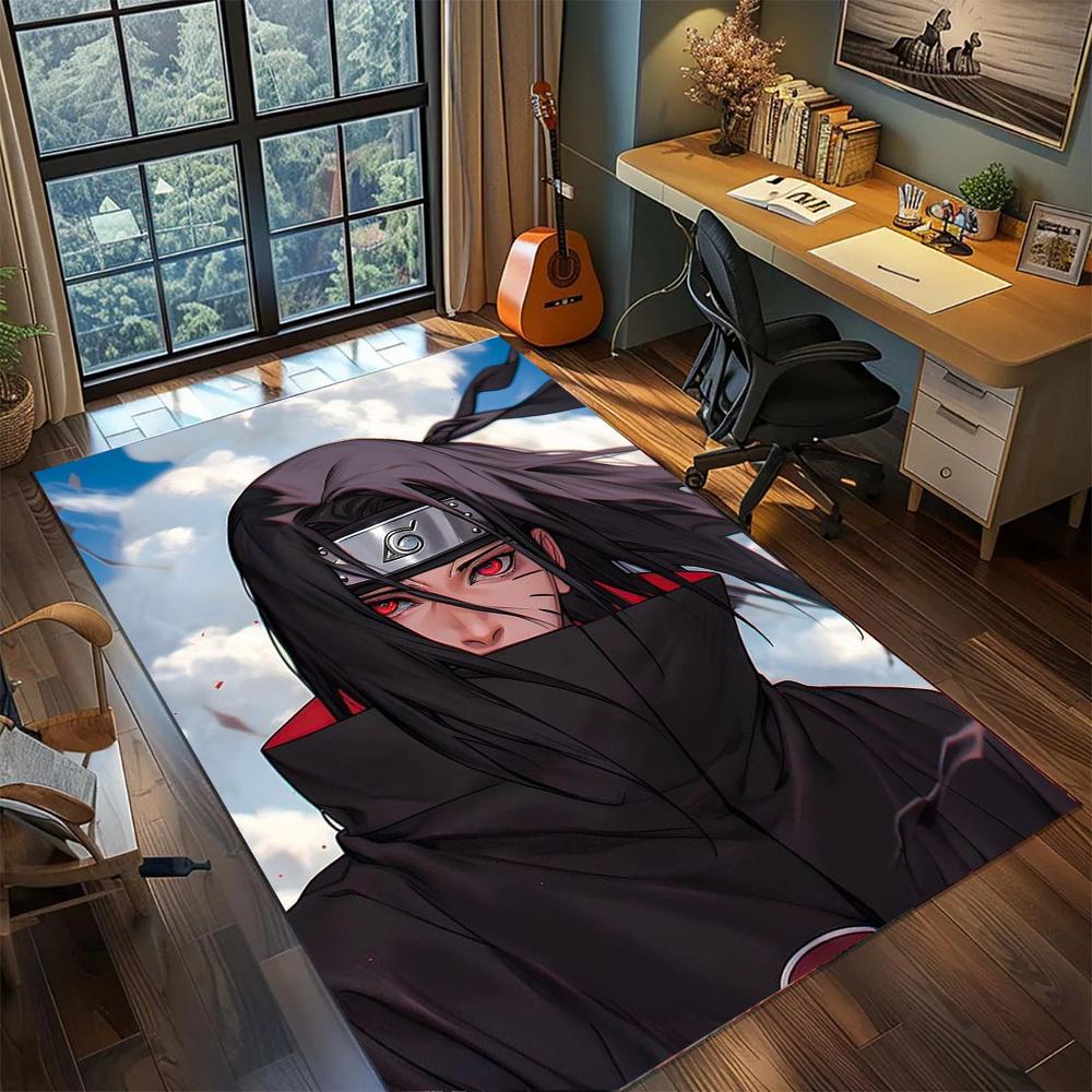 Itachi Uchiha Non Slip Decorative Rug Carpet, Washable Large Area Floor Mat Gamer Room Bedroom Home.-TING